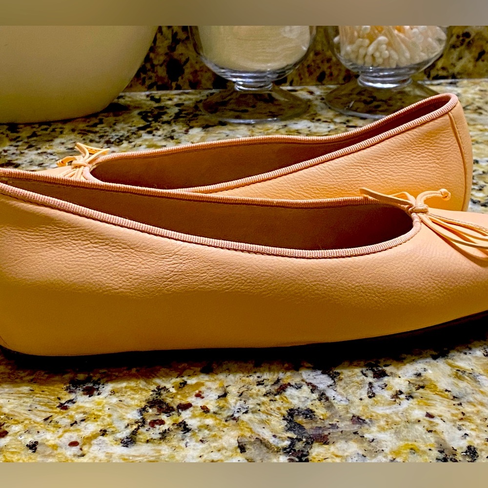 M GEMI  Nude flats in size 39.5.  Made in Italy.  Gorgeous shoes.  Run narrow.